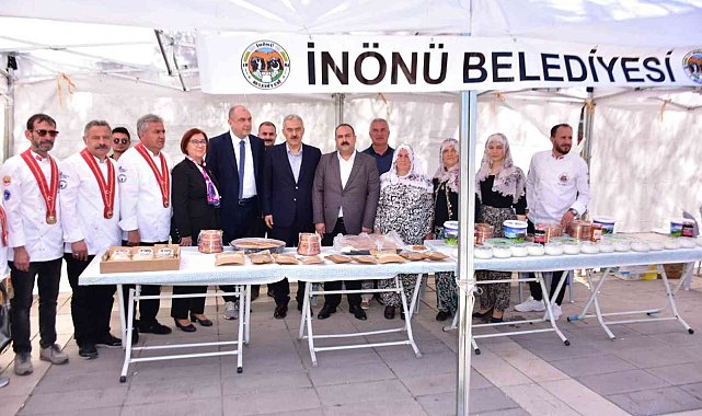 İnönü'nün meşhur yöresel ürünleri yoğun ilgi gördü