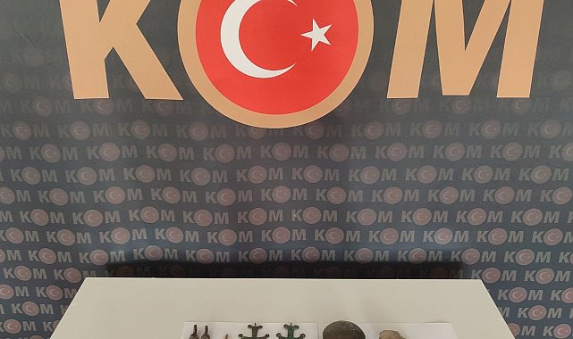 İş yerinde Roma dönemine ait tarihi eser bulundu