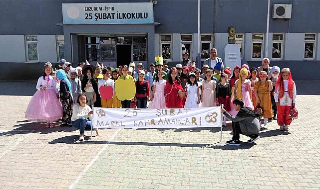 İspir&#039;de 25 Şubat İlkokulu öğrencilerinden anlamlı etkinlik