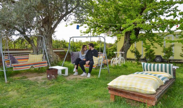 İzmir'deki kamp alanlarında bayram yoğunluğu