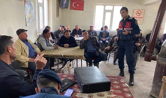 Jandarmadan köy muhtarları ve besicileri yönelik eğitim