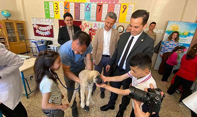 Kabadüz&#039;de minik öğrencilere hayvan sevgisi aşılandı