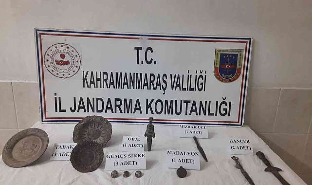 Kahramanmaraş'ta tarihi eser operasyonu