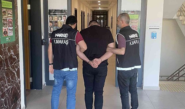 Kahramanmaraş'ta uyuşturucuya 1 tutuklama