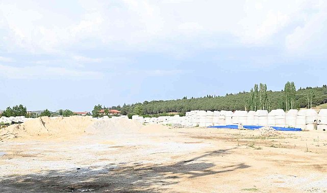 Kaliteli ve hızlı hizmet için Kula'ya yeni şantiye alanı