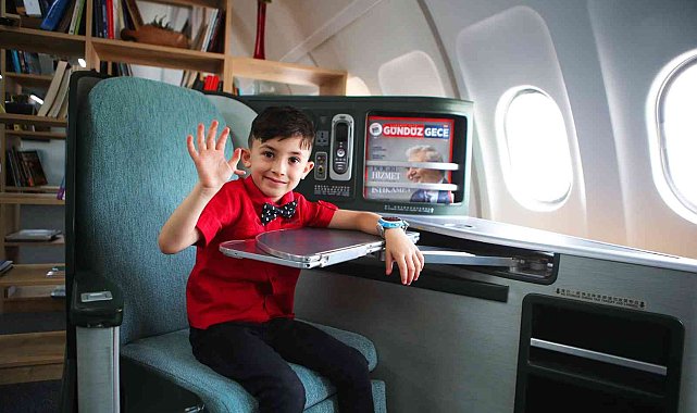 Kalp hastası olan çocuğun uçak hayali bakın nasıl gerçek oldu