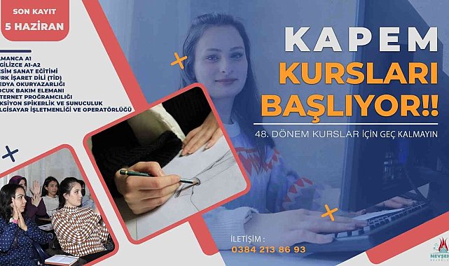 KAPEM'de yeni dönem kayıtlar başladı