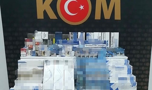 Kars'ta kaçak sigara ele geçirildi