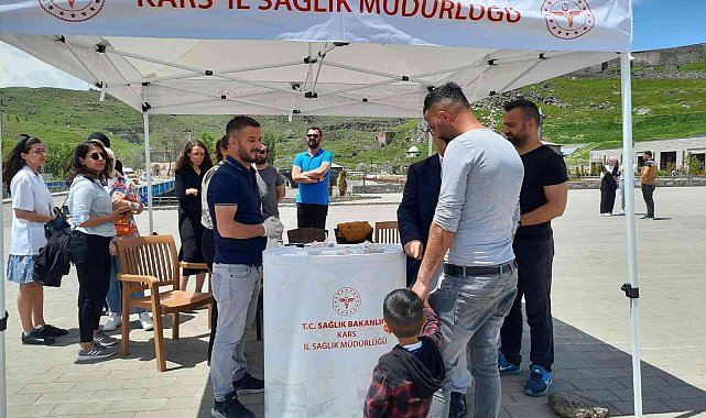 Kars'ta tütün ürünlerinin zararları anlatılıyor