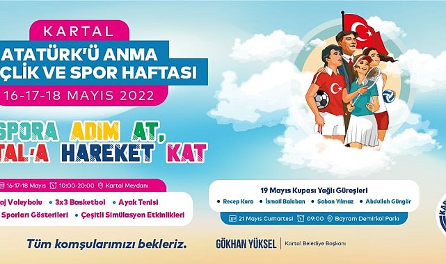 Kartal Belediyesi&#039;nden 19 Mayıs ruhuna özgü kutlama