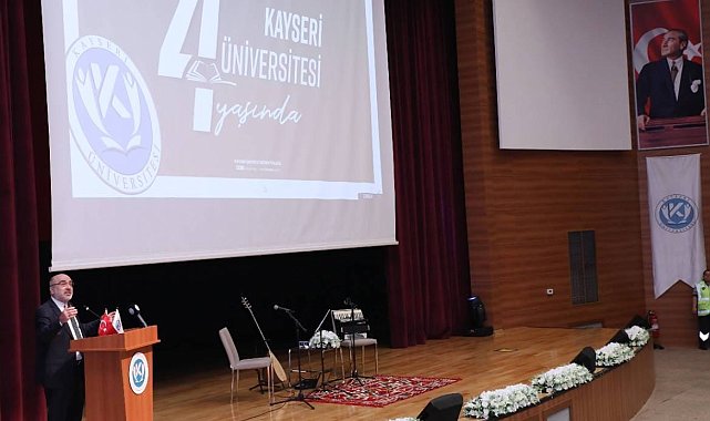 Kayseri Üniversitesi'nin 4. yaş günü kutlandı