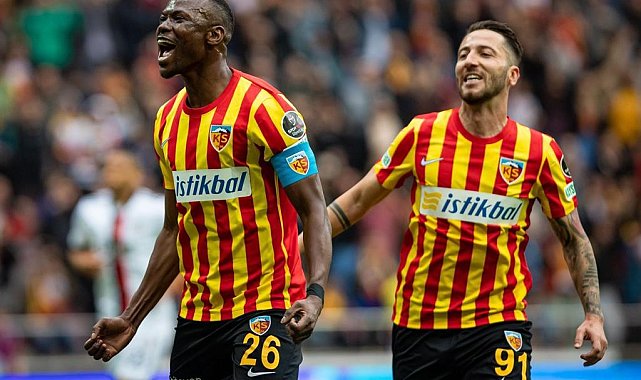 Kayserispor 38 maçta 54 gol attı