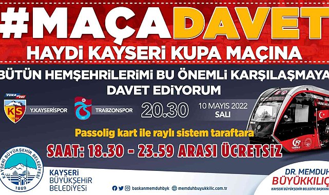 Kayserispor taraftarına 'ücretsiz ulaşım' jesti