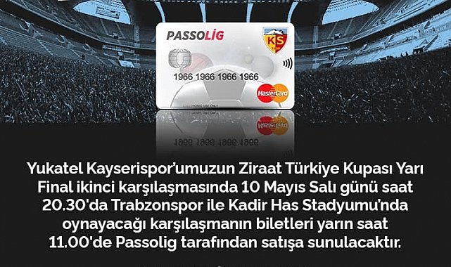 Kayserispor-Trabzonspor maçının bilet fiyatları belli oldu