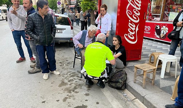 Kaza yapan araç sürücüsü 93 yaşında çıktı