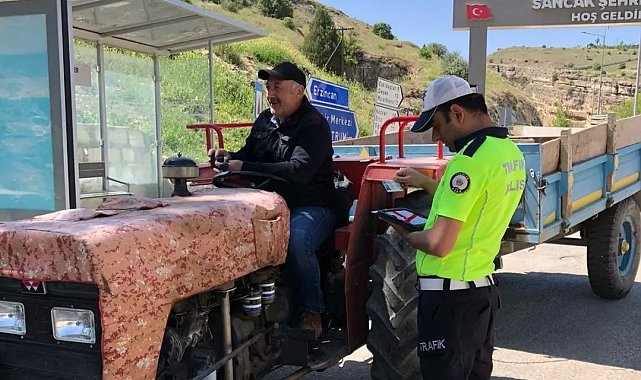 Kemah'ta asayiş ve trafik denetimi