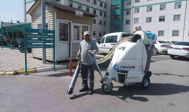 Kepez'in mini süpürgesinden dev temizlik