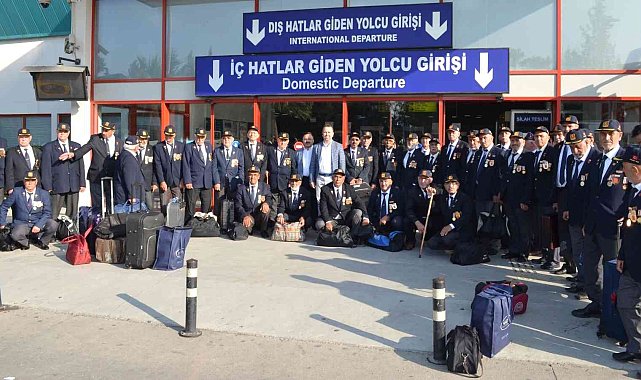 Kıbrıs gazilerine KKTC gezisi