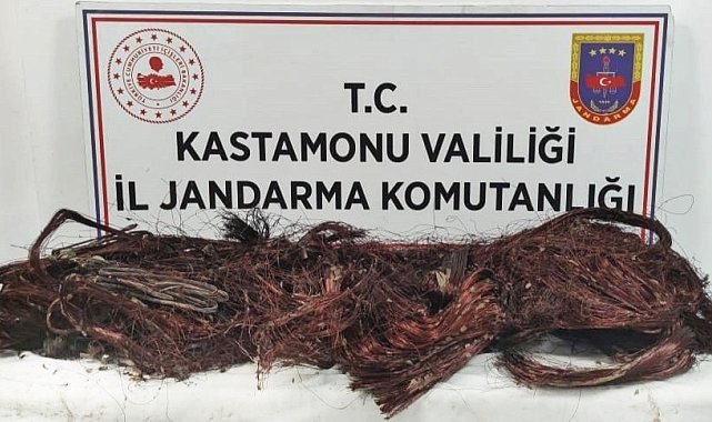 Kilolarca bakır kabloyu çalarak satan şahıs yakayı ele verdi