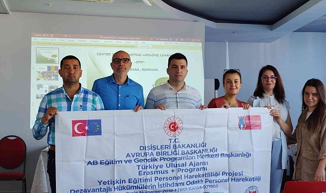 Kırıkhan Denetimli Serbestlik Müdürlüğü personeli Romanya&#039;da eğitim aldı