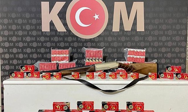 Kırıkkale'de ruhsatsız av tüfeği ve tabanca ele geçirildi