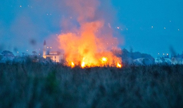 Kızılırmak Deltası'nda çıkan yangın büyümeden söndürüldü