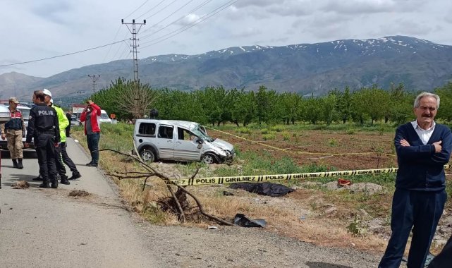 Kontrolden çıkan araç takla attı: 1 ölü