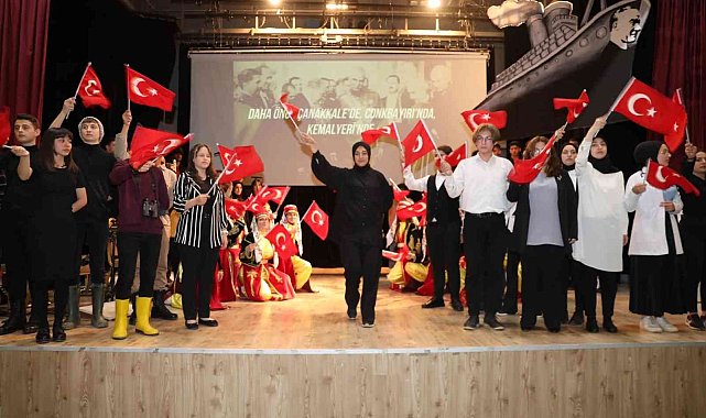 Körfez'de öğrencilerin 19 Mayıs gösterileri ilgi gördü