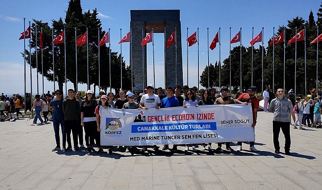 Körfezli öğrenciler Çanakkale&#039;de