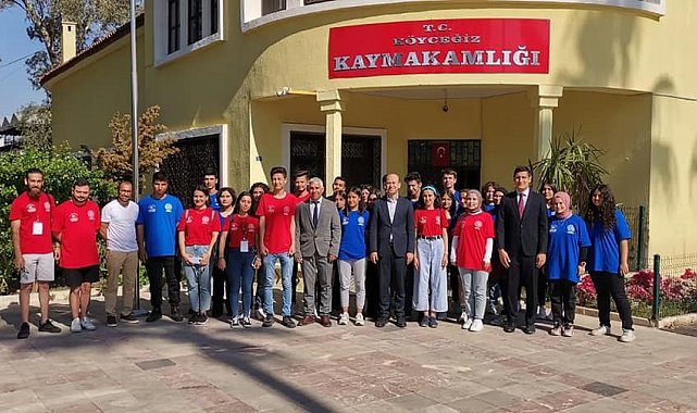 Köyceğizli gençler, Kaymakam Maslak'la görüştü