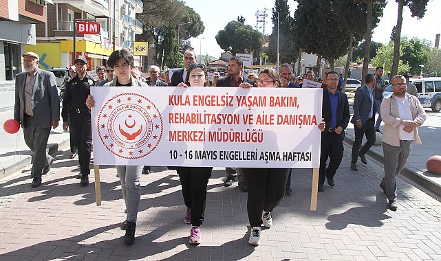 Kula&#039;da Engelliler Haftası kutlamaları başladı