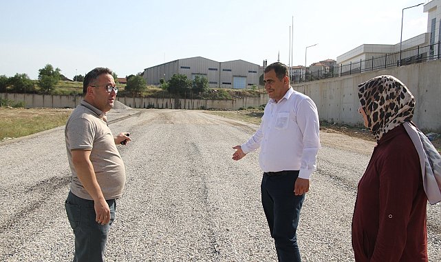 Kula&#039;nın yeni hastane çevresindeki asfaltlama çalışmaları sona erdi