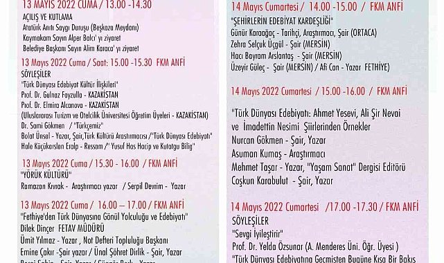 Kültür sanatın kalbi Fethiye'de atacak