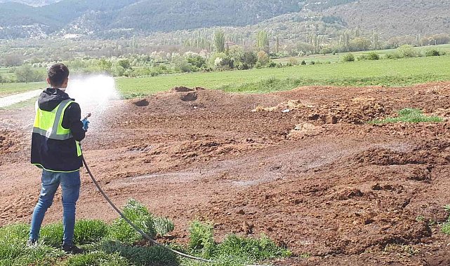 Kütahya'da ilaçlama sezonu başladı