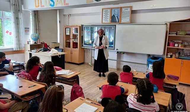 Kütahya'da ilkokul öğrencilerine ağız ve diş sağlığı eğitimi