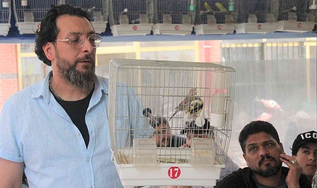 Kütahya'da kuş meraklıları mezatta buluştu