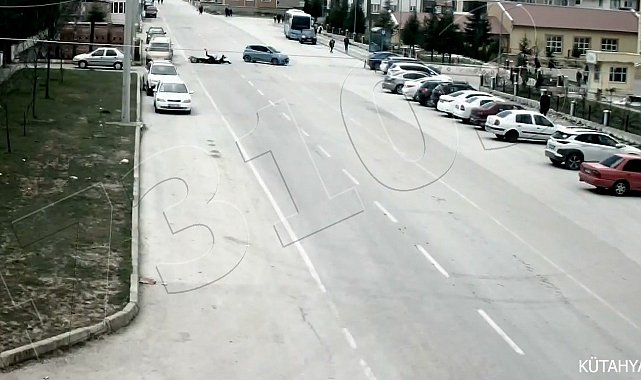 Kütahya'da saniye saniye kaza anları