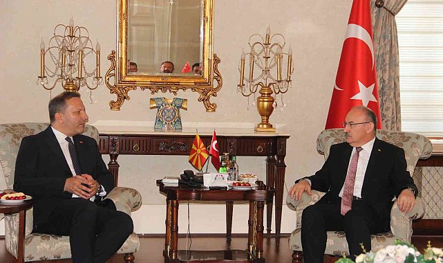 Kuzey Makedonya İçişleri Bakanı Spasovski Manisa'da