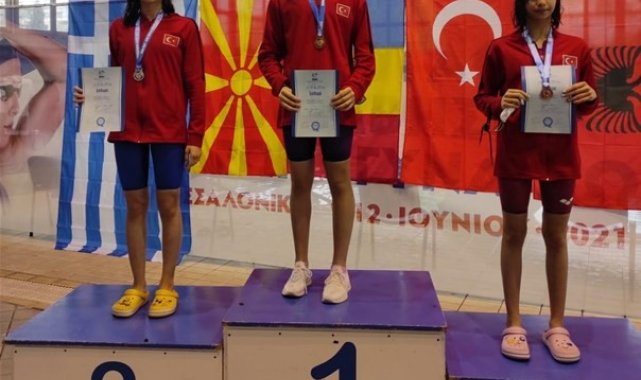 Malatyalı 2 yüzücüden 2 madalya