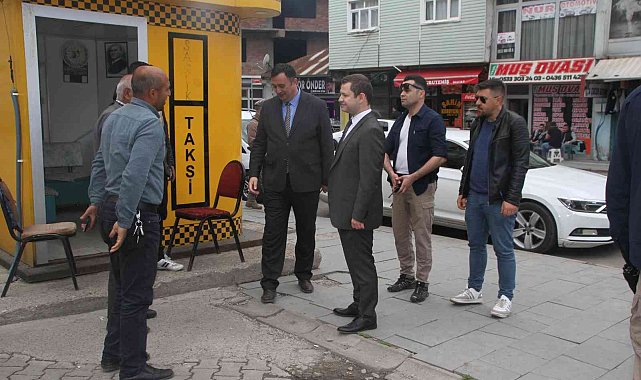 Malazgirt Kaymakamı esnaf ziyareti yaptı