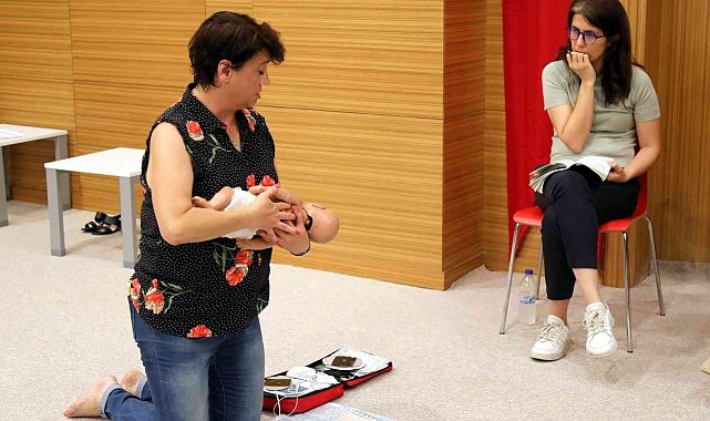 Manavgat Belediyesi çalışanlarına ilkyardım eğitimi