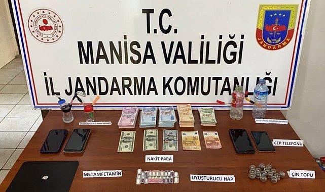 Manisa'da jandarmadan uyuşturucu operasyonu: 2 gözaltı