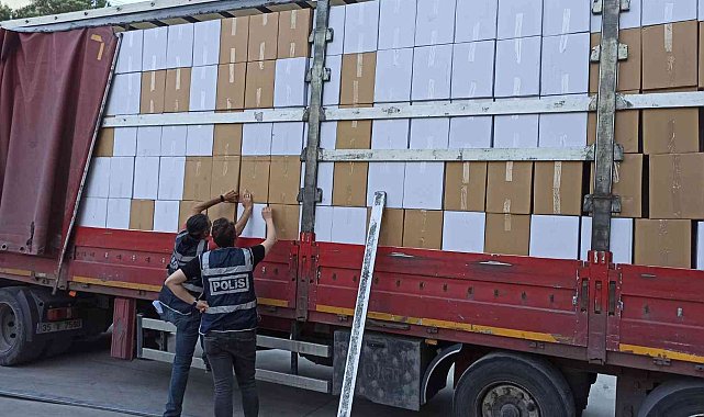 Manisa&#039;da kaçak sigara operasyonu