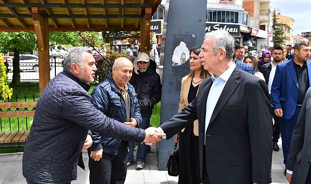 Mansur Yavaş ilçe ziyaretlerine Akyurt ile devam etti