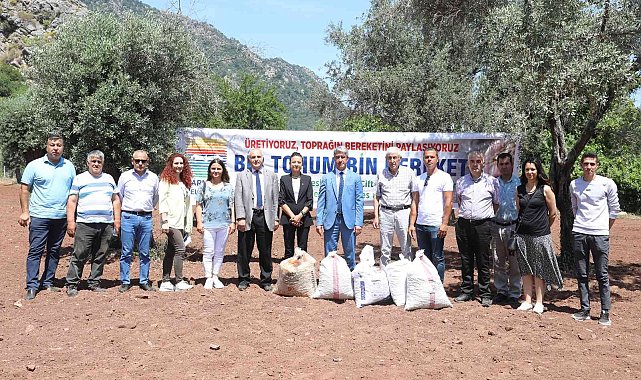 Marmaris'te yer fıstığında tohum takası gerçekleşti