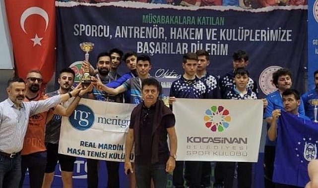 Masa tenisinde Mardin takımı Real Mardin 1. Lig'e yükseldi