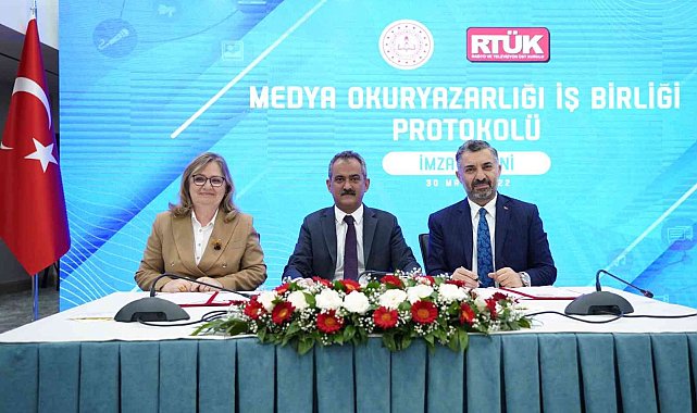 MEB ile RTÜK arasında "Medya Okuryazarlığı İş Birliği Protokolü" imzalandı