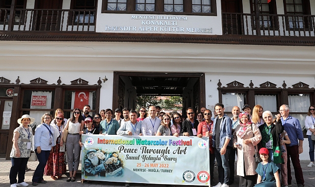 Menteşe Belediyesi 12 Farklı Ülkeden Ressama Ev Sahipliği Yaptı