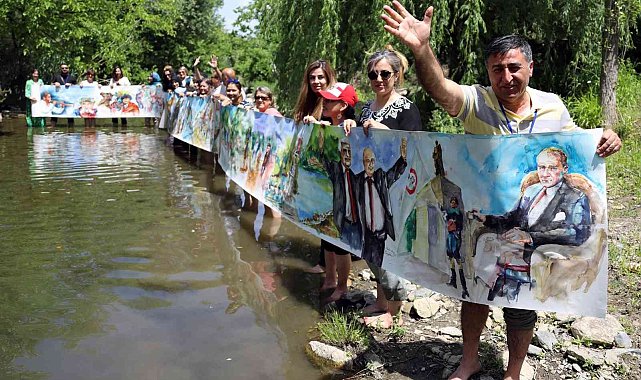 Menteşe Belediyesi 12 farklı ülkeden ressama ev sahipliği yaptı