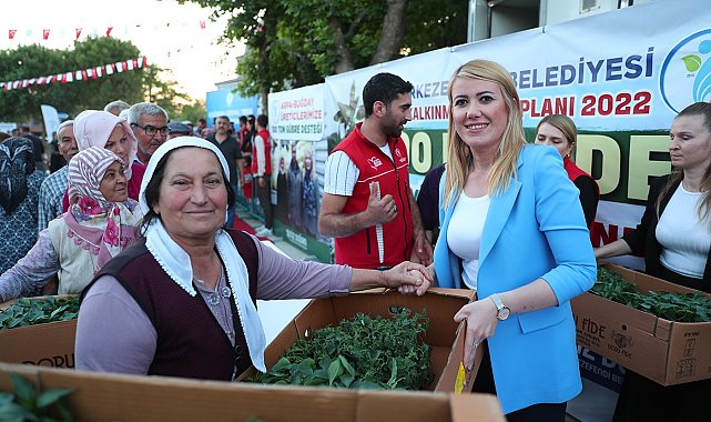 Merkezefendi'de 300 bin fide toprakla buluştu